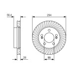 BOSCH Bremsscheibe