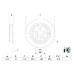 BOSCH Bremsscheibe