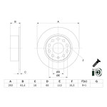 BOSCH Bremsscheibe