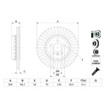 BOSCH Bremsscheibe