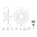 BOSCH Bremsscheibe