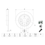 BOSCH Bremsscheibe