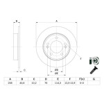 BOSCH Bremsscheibe
