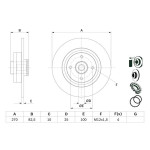 BOSCH Bremsscheibe