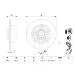 BOSCH Bremsscheibe