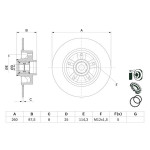 BOSCH Bremsscheibe