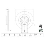 BOSCH Bremsscheibe