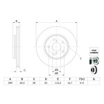 BOSCH Bremsscheibe