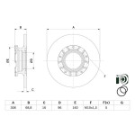 BOSCH Bremsscheibe