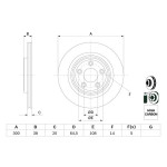 BOSCH Bremsscheibe
