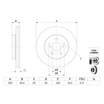 BOSCH Bremsscheibe