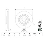 BOSCH Bremsscheibe