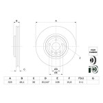 BOSCH Bremsscheibe