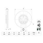 BOSCH Bremsscheibe