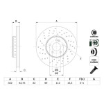 BOSCH Bremsscheibe