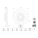 BOSCH Bremsscheibe