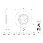 BOSCH Bremsscheibe