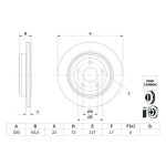 BOSCH Bremsscheibe