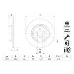 BOSCH Bremsscheibe