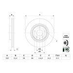BOSCH Bremsscheibe