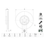 BOSCH Bremsscheibe
