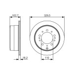 BOSCH Bremsscheibe