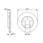 BOSCH Bremsscheibe