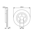BOSCH Bremsscheibe