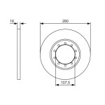 BOSCH Bremsscheibe