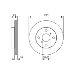 BOSCH Bremsscheibe