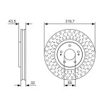 BOSCH Bremsscheibe