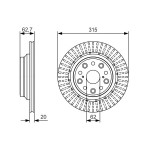 BOSCH Bremsscheibe