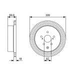BOSCH Bremsscheibe