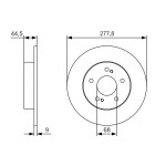 BOSCH Bremsscheibe