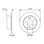 BOSCH Bremsscheibe