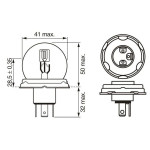 BOSCH Glühlampe, Fernscheinwerfer