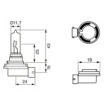 BOSCH Glühlampe, Fernscheinwerfer