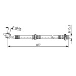 BOSCH Bremsschlauch