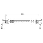 BOSCH Bremsschlauch