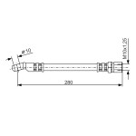 BOSCH Bremsschlauch