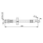 BOSCH Bremsschlauch
