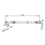 BOSCH Bremsschlauch