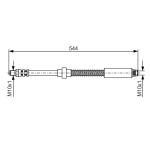 BOSCH Bremsschlauch