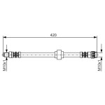 BOSCH Bremsschlauch