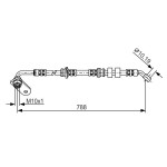 BOSCH Bremsschlauch