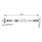 BOSCH Bremsschlauch