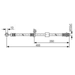BOSCH Bremsschlauch