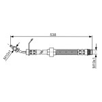 BOSCH Bremsschlauch