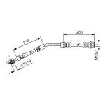 BOSCH Bremsschlauch