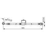 BOSCH Bremsschlauch